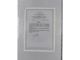 1849/70 (ca.), meist gestempelte kleine Partie im Ordner, überwiegend Bayern mit u.a. 1 IIa, 4 I/III, 8II, Wappen-Brief in di