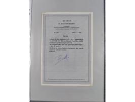 1849/70 (ca.), meist gestempelte kleine Partie im Ordner, überwiegend Bayern mit u.a. 1 IIa, 4 I/III, 8II, Wappen-Brief in di