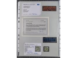 1849/70 (ca.), meist gestempelte kleine Partie im Ordner, überwiegend Bayern mit u.a. 1 IIa, 4 I/III, 8II, Wappen-Brief in di