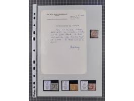 1849/70 (ca.), meist gestempelte kleine Partie im Ordner, überwiegend Bayern mit u.a. 1 IIa, 4 I/III, 8II, Wappen-Brief in di