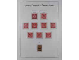 1918/69, meist postfrische Sammlung inkl. Portomarken mit einigen besseren und kpl. Ausgaben, ab ca. 1946 augenscheinlich pos