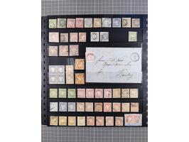 1849/70 (ca.), ungebrauchte und gestempelte reichhaltige Partie im Steckalbum, dabei viele bessere Werte, schöne Briefstücke 