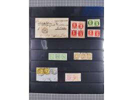 1849/70 (ca.), ungebrauchte und gestempelte reichhaltige Partie im Steckalbum, dabei viele bessere Werte, schöne Briefstücke 