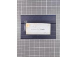 1850/71, ungebrauchter und gestempelte aber Sammlungsbestand in 2 Karteikästen, dabei auch viele Briefe, farbige Stempel, Ein