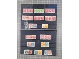 1850/71, ungebrauchter und gestempelte aber Sammlungsbestand in 2 Karteikästen, dabei auch viele Briefe, farbige Stempel, Ein