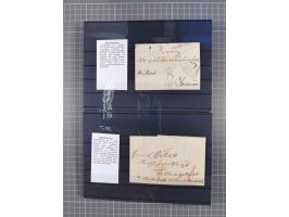 1662/1870, Sammlungsbestand von über 120 Briefen, ganz überwiegend Vorphila bzw. unfrankiert, viel Auslandspost, auch in die 