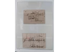1662/1870, Sammlungsbestand von über 120 Briefen, ganz überwiegend Vorphila bzw. unfrankiert, viel Auslandspost, auch in die 