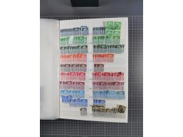 1933/45, Lagerbuch mit ungebrauchten/postfrischen und gestempelten Marken in Mengen bis ca. 10x pro Sorte/Erhaltung. Dabei ab
