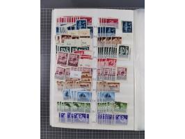 1933/45, Lagerbuch mit ungebrauchten/postfrischen und gestempelten Marken in Mengen bis ca. 10x pro Sorte/Erhaltung. Dabei ab