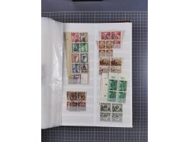 1933/45, Lagerbuch mit ungebrauchten/postfrischen und gestempelten Marken in Mengen bis ca. 10x pro Sorte/Erhaltung. Dabei ab