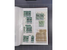 1933/45, Lagerbuch mit ungebrauchten/postfrischen und gestempelten Marken in Mengen bis ca. 10x pro Sorte/Erhaltung. Dabei ab