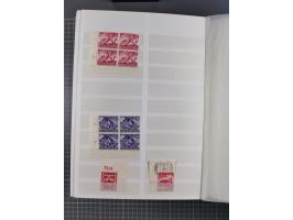 1933/45, Lagerbuch mit ungebrauchten/postfrischen und gestempelten Marken in Mengen bis ca. 10x pro Sorte/Erhaltung. Dabei ab