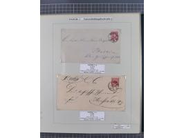 1880/1945, Postamt DANZIG: Interessante Sammlung mit über 200 Briefen, Karten und Einlieferungsscheinen etc., dabei auch etwa