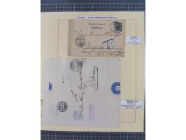 1880/1945, Postamt DANZIG: Interessante Sammlung mit über 200 Briefen, Karten und Einlieferungsscheinen etc., dabei auch etwa