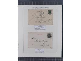 1880/1945, Postamt DANZIG: Interessante Sammlung mit über 200 Briefen, Karten und Einlieferungsscheinen etc., dabei auch etwa