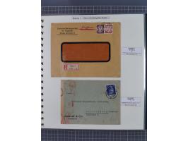 1880/1945, Postamt DANZIG: Interessante Sammlung mit über 200 Briefen, Karten und Einlieferungsscheinen etc., dabei auch etwa