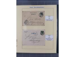 1880/1945, Postamt DANZIG: Interessante Sammlung mit über 200 Briefen, Karten und Einlieferungsscheinen etc., dabei auch etwa