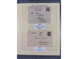 1880/1945, Postamt DANZIG: Interessante Sammlung mit über 200 Briefen, Karten und Einlieferungsscheinen etc., dabei auch etwa