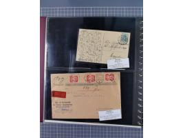 1880/1945, Postamt DANZIG: Interessante Sammlung mit über 200 Briefen, Karten und Einlieferungsscheinen etc., dabei auch etwa