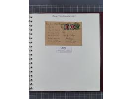 1880/1945, Postamt DANZIG: Interessante Sammlung mit über 200 Briefen, Karten und Einlieferungsscheinen etc., dabei auch etwa