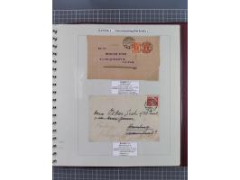 1880/1945, Postamt DANZIG: Interessante Sammlung mit über 200 Briefen, Karten und Einlieferungsscheinen etc., dabei auch etwa