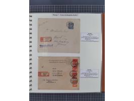 1880/1945, Postamt DANZIG: Interessante Sammlung mit über 200 Briefen, Karten und Einlieferungsscheinen etc., dabei auch etwa