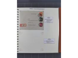 1880/1945, Postamt DANZIG: Interessante Sammlung mit über 200 Briefen, Karten und Einlieferungsscheinen etc., dabei auch etwa