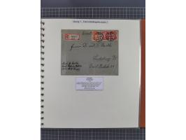 1880/1945, Postamt DANZIG: Interessante Sammlung mit über 200 Briefen, Karten und Einlieferungsscheinen etc., dabei auch etwa