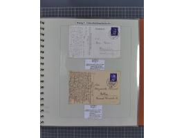 1880/1945, Postamt DANZIG: Interessante Sammlung mit über 200 Briefen, Karten und Einlieferungsscheinen etc., dabei auch etwa