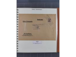 1880/1945, Postamt DANZIG: Interessante Sammlung mit über 200 Briefen, Karten und Einlieferungsscheinen etc., dabei auch etwa