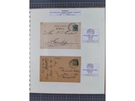 1880/1945, Postamt DANZIG: Interessante Sammlung mit über 200 Briefen, Karten und Einlieferungsscheinen etc., dabei auch etwa