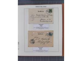 1880/1945, Postamt DANZIG: Interessante Sammlung mit über 200 Briefen, Karten und Einlieferungsscheinen etc., dabei auch etwa