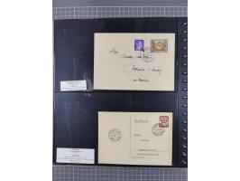 1880/1945, Postamt DANZIG: Interessante Sammlung mit über 200 Briefen, Karten und Einlieferungsscheinen etc., dabei auch etwa