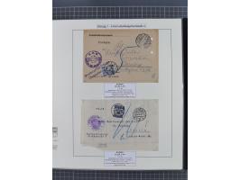 1880/1945, Postamt DANZIG: Interessante Sammlung mit über 200 Briefen, Karten und Einlieferungsscheinen etc., dabei auch etwa