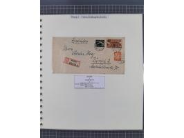 1880/1945, Postamt DANZIG: Interessante Sammlung mit über 200 Briefen, Karten und Einlieferungsscheinen etc., dabei auch etwa