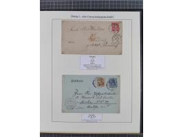 1880/1945, Postamt DANZIG: Interessante Sammlung mit über 200 Briefen, Karten und Einlieferungsscheinen etc., dabei auch etwa