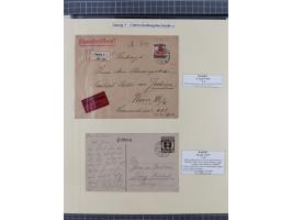 1880/1945, Postamt DANZIG: Interessante Sammlung mit über 200 Briefen, Karten und Einlieferungsscheinen etc., dabei auch etwa