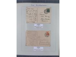 1880/1945, Postamt DANZIG: Interessante Sammlung mit über 200 Briefen, Karten und Einlieferungsscheinen etc., dabei auch etwa