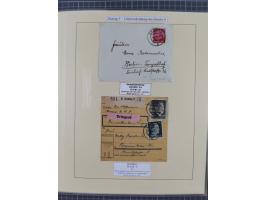 1880/1945, Postamt DANZIG: Interessante Sammlung mit über 200 Briefen, Karten und Einlieferungsscheinen etc., dabei auch etwa