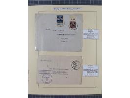 1880/1945, Postamt DANZIG: Interessante Sammlung mit über 200 Briefen, Karten und Einlieferungsscheinen etc., dabei auch etwa