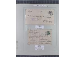 1880/1945, Postamt DANZIG: Interessante Sammlung mit über 200 Briefen, Karten und Einlieferungsscheinen etc., dabei auch etwa