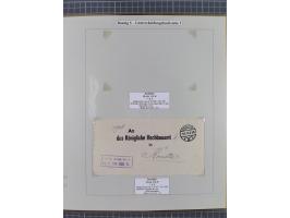 1880/1945, Postamt DANZIG: Interessante Sammlung mit über 200 Briefen, Karten und Einlieferungsscheinen etc., dabei auch etwa