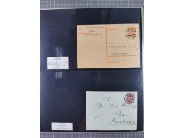 1880/1945, Postamt DANZIG: Interessante Sammlung mit über 200 Briefen, Karten und Einlieferungsscheinen etc., dabei auch etwa