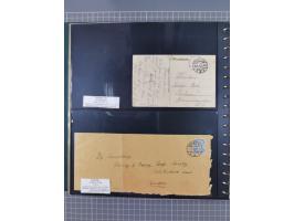 1880/1945, Postamt DANZIG: Interessante Sammlung mit über 200 Briefen, Karten und Einlieferungsscheinen etc., dabei auch etwa