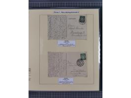 1880/1945, Postamt DANZIG: Interessante Sammlung mit über 200 Briefen, Karten und Einlieferungsscheinen etc., dabei auch etwa