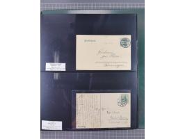 1880/1945, Postamt DANZIG: Interessante Sammlung mit über 200 Briefen, Karten und Einlieferungsscheinen etc., dabei auch etwa