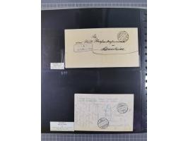 1880/1945, Postamt DANZIG: Interessante Sammlung mit über 200 Briefen, Karten und Einlieferungsscheinen etc., dabei auch etwa