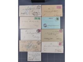 1880/1944(ca.), interessante Partie mit über 700 Briefen und Karten, dabei Vorphila, Brustschilde und Pfennig/Pfennige, außer