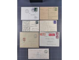 1880/1944(ca.), interessante Partie mit über 700 Briefen und Karten, dabei Vorphila, Brustschilde und Pfennig/Pfennige, außer
