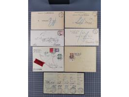 1880/1944(ca.), interessante Partie mit über 700 Briefen und Karten, dabei Vorphila, Brustschilde und Pfennig/Pfennige, außer